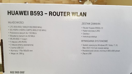 Router wifi Huawei B593s-12
