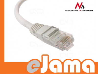 Przewód, kabel patchcord UTP cat 5e 10m MCTV-647
