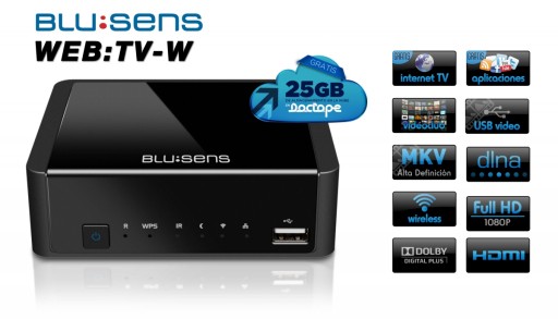 E28 Android BluSens Web TV-W Wi-Fi NETFLIX