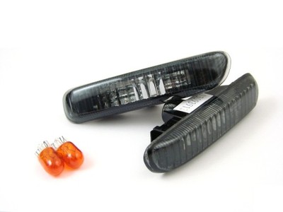 Kierunkowskazy boczne BMW E46 smoke DEPO + żarówki