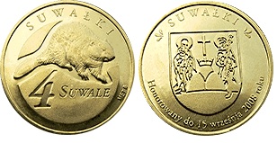 4 suwale 2008 ( Bóbr ) - dukat lokalny Suwałki