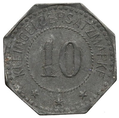 1168. Niemcy Soldau 10 pf 1917 st.3+