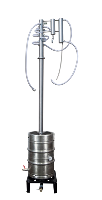 DESTYLATOR KEG 50 30 L NA GAZ KOLUMNA ZIMNE PALCE