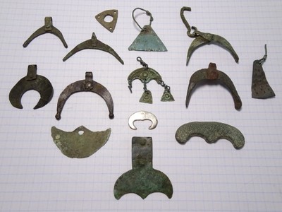 Lot lunul Pieńkowska kultura IV-VI wiek. (15g)