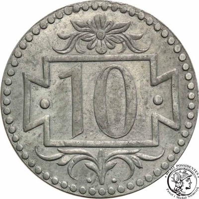 Gdańsk / Danzig 10 fenigów 1920 mała cyfra st.1/1-