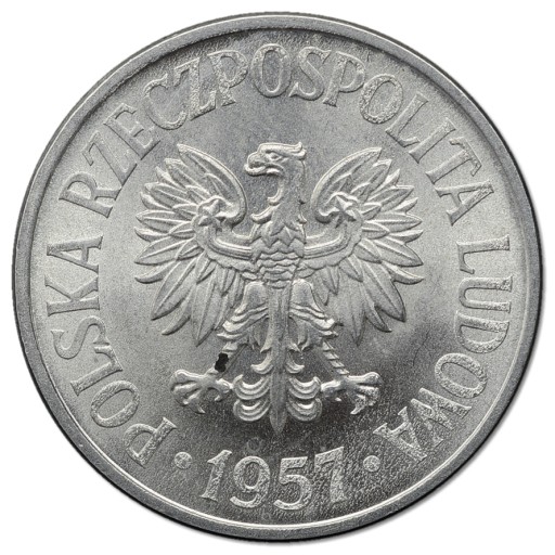 30.PRL, 50 GROSZY 1957 mennicza