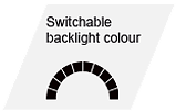 Switchable backlight colour