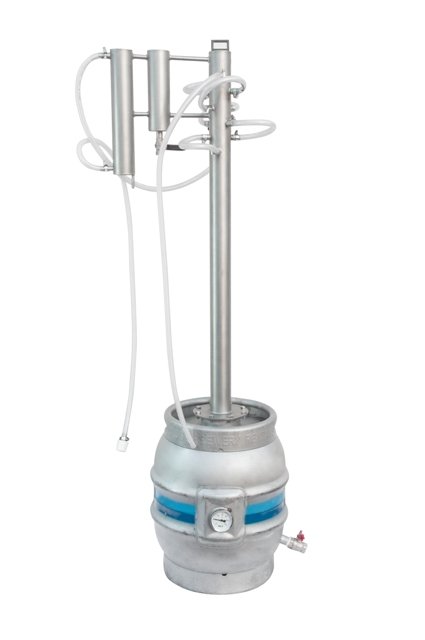 DESTYLATOR KEG 40l SZEROKI WLEW ZIMNE PALCE 170cm