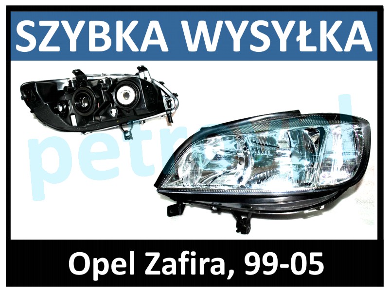 Opel Zafira A 99-05, Reflektor lampa nowa LEWA
