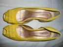 Żółte czółenka na koturnie roz.40 okazja!!
