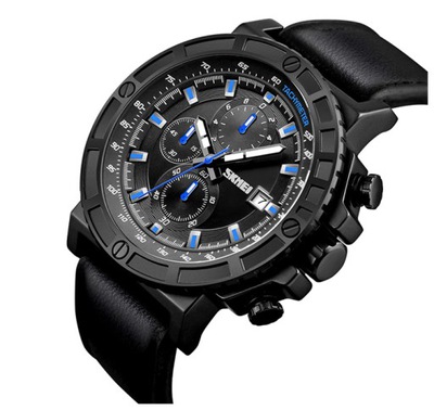 SKMEI Klasyczny Zegarek męski chronograf 3 kolory