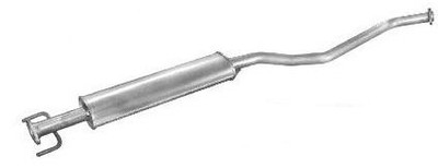 OPEL VECTRA B 1.6 16V  TŁUMIK ŚRODKOWY +gumy tlumi