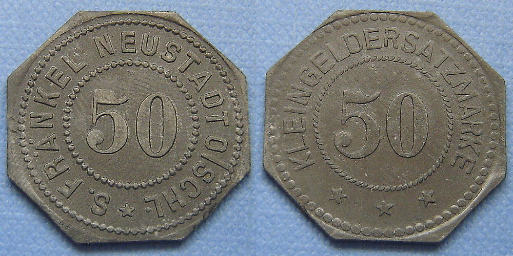 PRUDNIK, S. Fraenkel, 50 fenigów b.d.