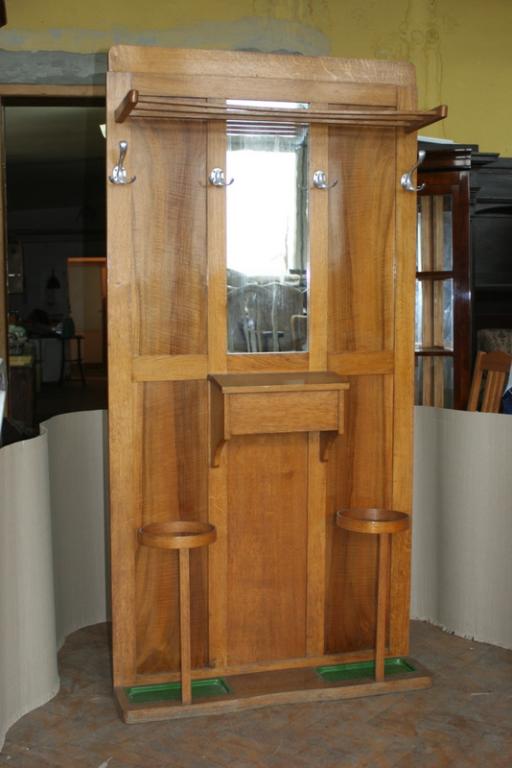 GARDEROBA DĘBOWO-ORZECHOWA, LATA 30-TE