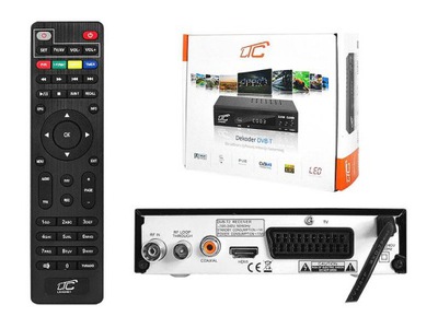 TUNER DEKODER DVB-T DVBT2 HD401 Naziemna Telewizja