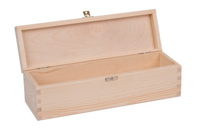 PUDEŁKO NA JEDNO WINO, SKRZYNKA DREWNIANA, EKO