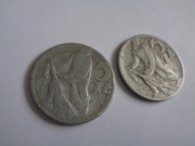 Moneta PRL 5 zł (RYBAK) 1959 X 2 (31)