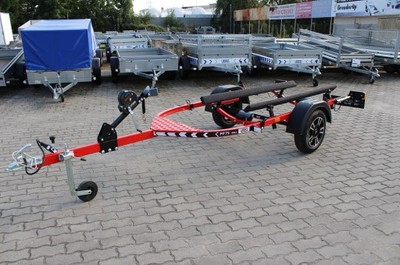 Przyczepa pod skuter wodny Lorries CZERWONA +LED