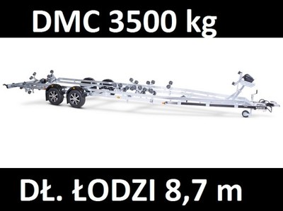 Przyczepa podłodziowa Brenderup 8230 max dł. 8,7m