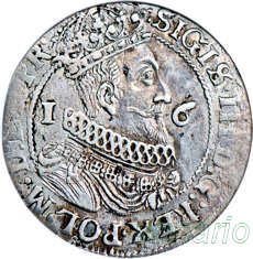 Z. III Waza, ort Gdańsk 1624/3, odmiana 2, MS62