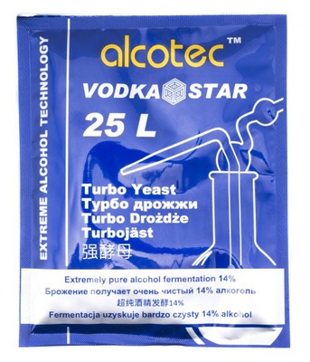 DROŻDŻE gorzelnicze Alcotec Vodka star turbo yeast