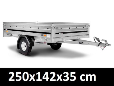 Przyczepka przyczepa Brenderup 3250 DMC750 kg nowa