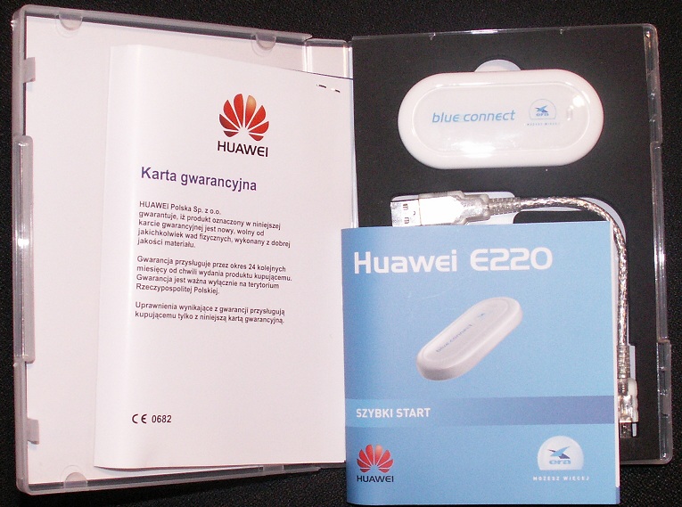 Modem HSDPA, UMTS, EDGE, GPRS    Huawei E220