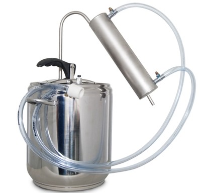 HIT 2w1 DESTYLATOR BIMBER CHŁODNICA SZYBKOWAR 15l