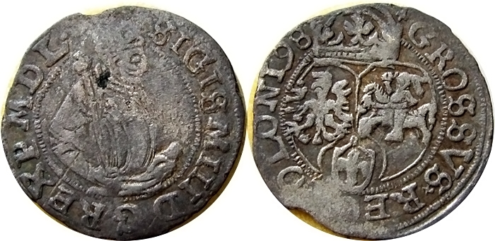 R6! Grosz 1598, Poznan. T. 45