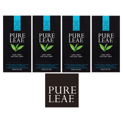 Herbata Czarna PURE LEAF Earl Grey 100 kopert