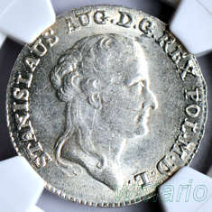 SAP, Dwuzłotówka 1794 mennicza NGC detils UNC