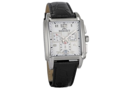 ELEGANCKI ZEGAREK BISSET MĘSKI BSCC67 CHRONOGRAF