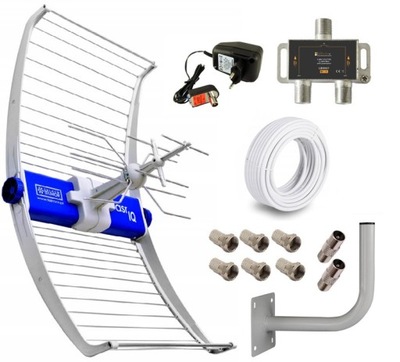 ZESTAW ANTENA DVB-T TELMOR ASR IQ NA 2TV GRATISY!!