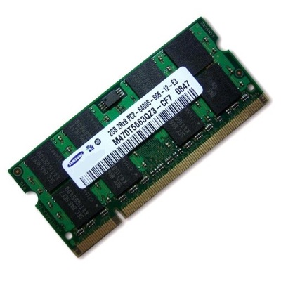 Pamięć RAM do Laptopa 2GB DDR2 800MHz PC2-6400 GW3