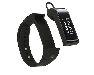Inteligentny Smartwatch Opaska ZEGAREK Z SŁUCHAWKĄ