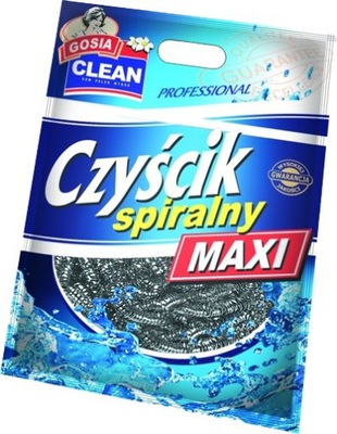 CZYŚCIK ZMYWAK DRUCIAK METALOWY SPIRALNY DUŻY 0151