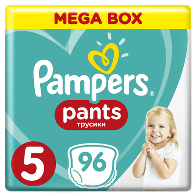 PAMPERS Pieluchomajtki Pants 5 Junior 96 szt ZAPAS