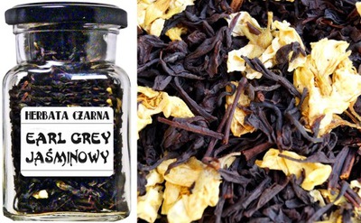 Herbata czarna EARL GREY JAŚMINOWY w słoiczku
