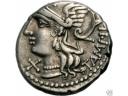 M. Baebius-srebrny denar 137 pne!!CUDO!!!
