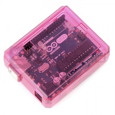 Obudowa do Arduino Uno - różowa