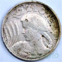 2 złote 1924 r., Birmingham,  literka H