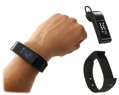 Inteligentny Smartwatch Opaska ZEGAREK Z SŁUCHAWKĄ