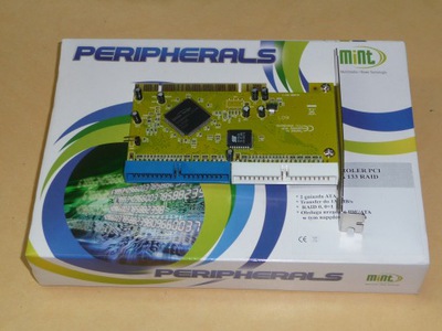 Kontroler PCI 2xATA IDE do 133MB/s MINT RAID