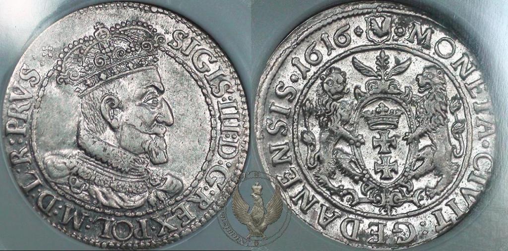 Ort 1616 Gdańsk PCG MS60