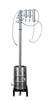 DESTYLATOR KEG 50 30l 2 ODSTOJNIKI  ZIMNE PALCE