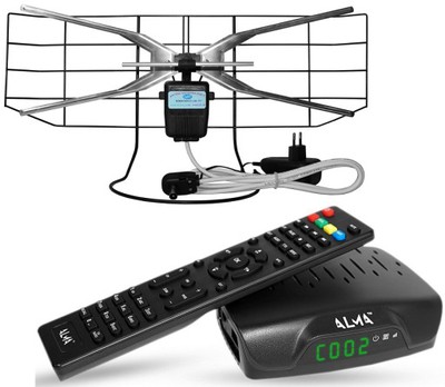 TUNER DVB-T Full HD DEKODER MPEG4 HDMI + ANTENA