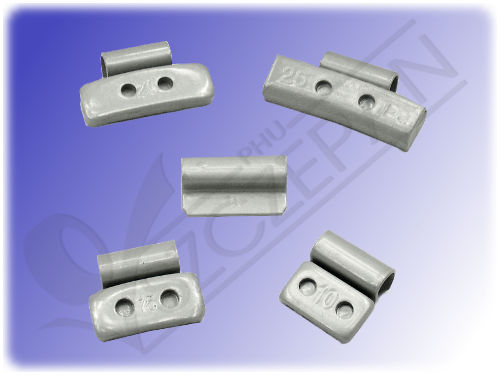 CIĘŻARKI NABIJANE FE DO FELG ALU ZESTAW 5g-25g