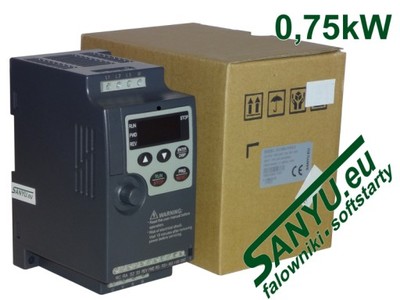 Falownik SANYU SX1000-0R7G-2 (1x230V, 0,75kW)