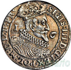 Z. III Waza, ort Gdańsk 1626,  MS63