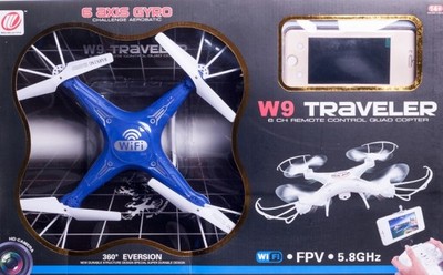 DRON W9 QUADCOPTER KAMERA FPV WiFi MONITOR + KARTA